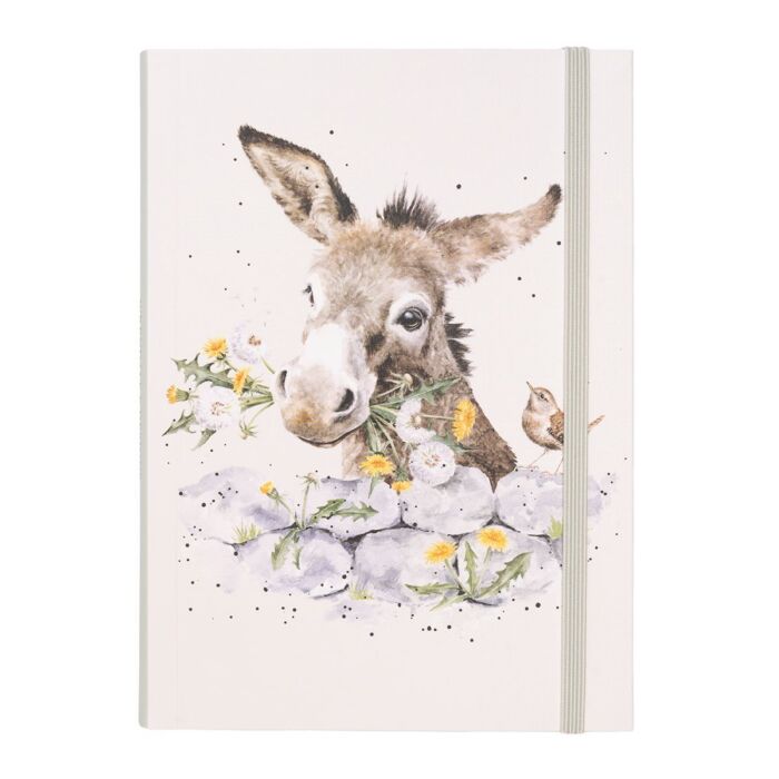 Wrendale Designs Fine and Dandy Donkey Flexi Notebook